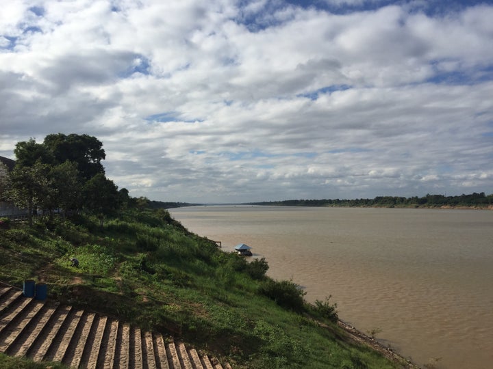 The mighty Mekong river.