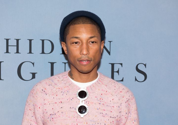 Pharrell, pictured, sings with Kim Burrell on "I See a Victory" from the "Hidden Figures" soundtrack. 