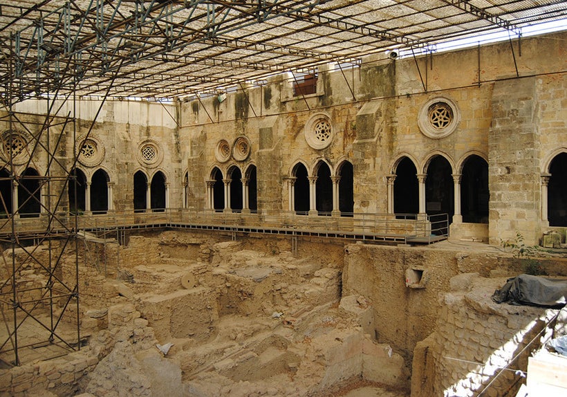 The excavations at the cloister of Sé de Lisboa