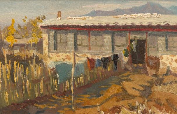 <p>From<em> My Secret Freedom</em>, one of several small landscapes created in China by Hung Liu.</p>