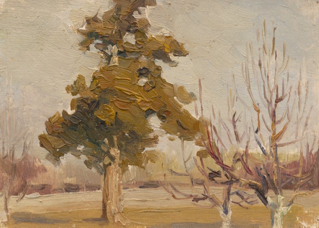 <p>From My <em>Secret Freedom</em>, one of several small landscapes created in China by Hung Liu.</p>