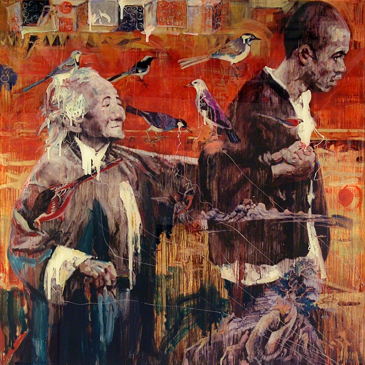 <p><em>Wartime, Mother and Son</em></p>