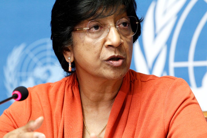 U.N. High Commissioner for Human Rights Navi Pillay spoke out against Iran's use of the death penalty for young offenders fol