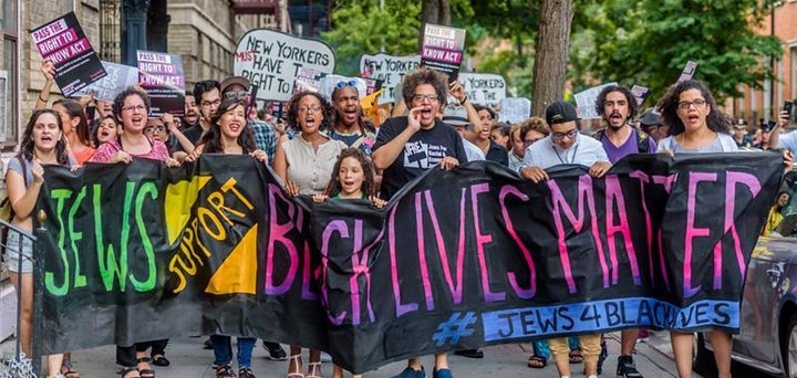 #BlackLivesMatter protest by Jews for Racial and Economic Justice (JFREJ)