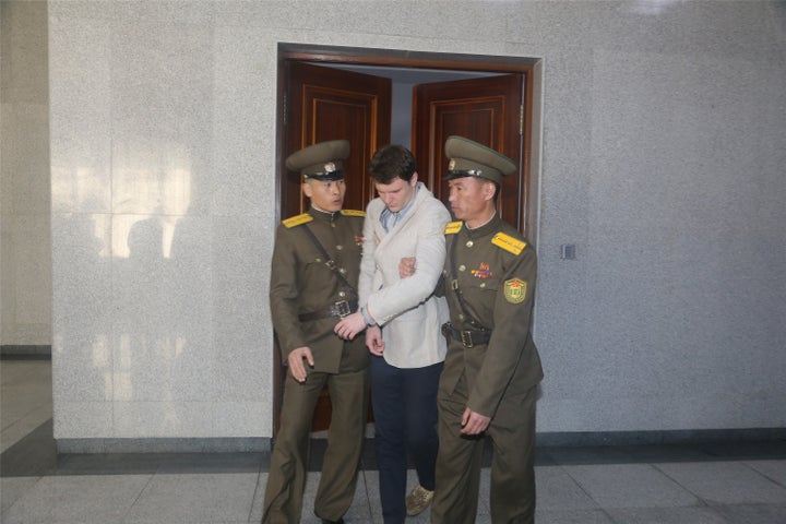 University of Virginia student Otto Frederick Warmbier, 21, was detained on Jan. 2 as he prepared to leave North Korea&n