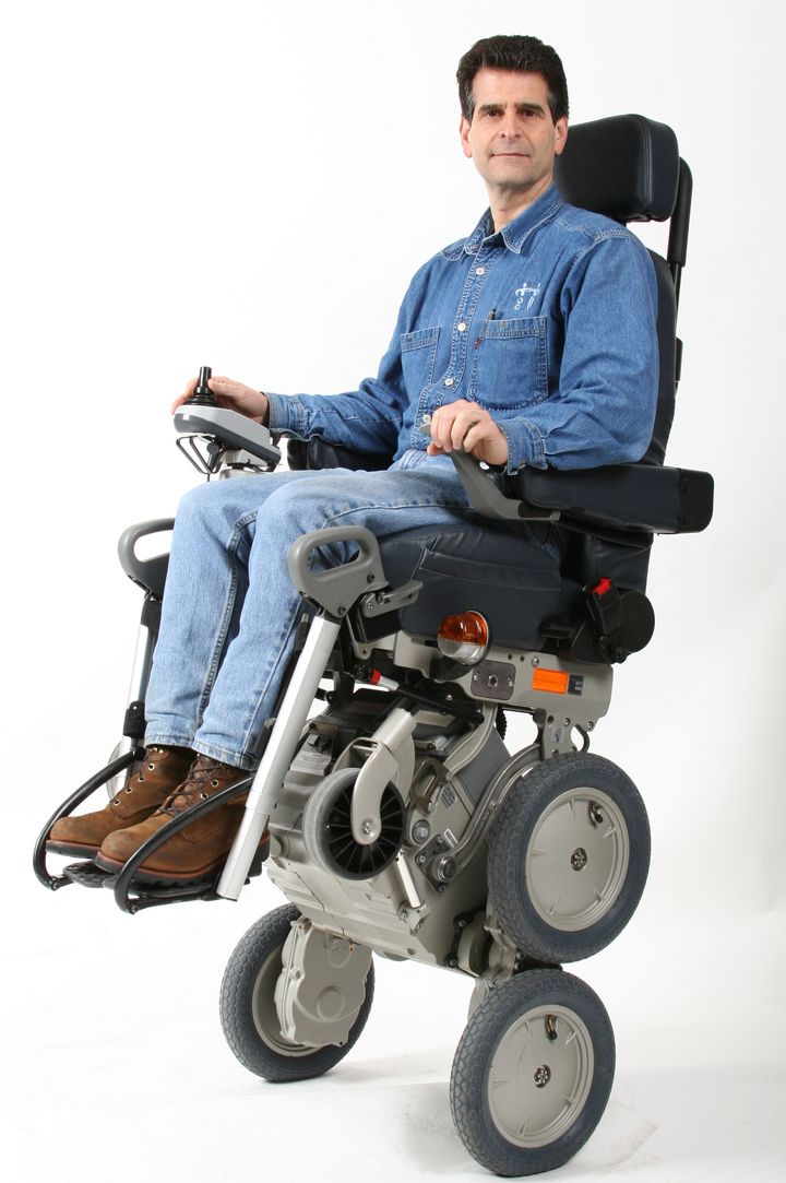 The iBot Dean Kamen’s stair climbing wheel chair
