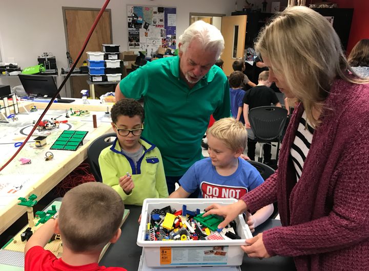 <p><strong>LEGO League Jr. students learn to code & build autonomous robots using Legos </strong></p>