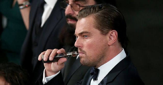 <p>Leonardo Dicaprio using his “vape” (Vaporizer)</p>