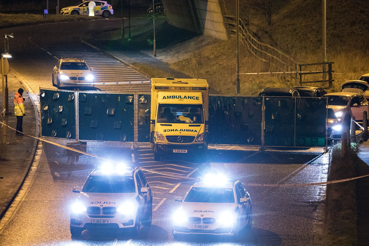 The slip roads east and westbound at junction 24 of the M62 was closed.