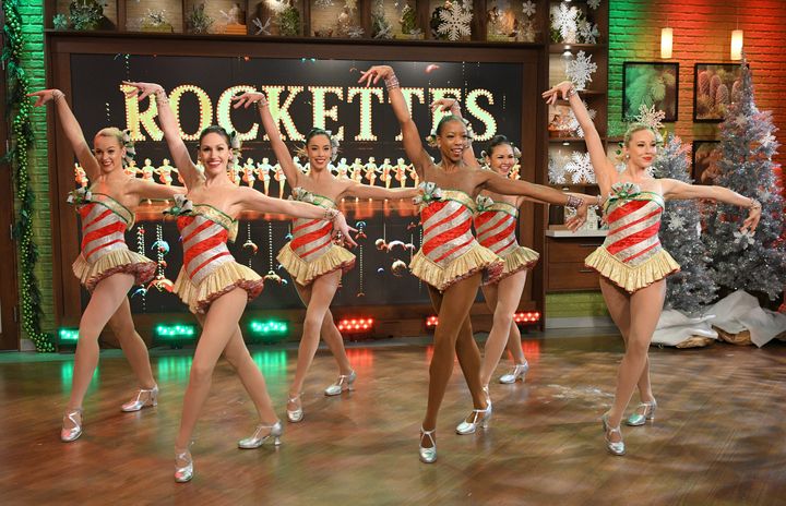 The Rockettes appear on ABC's "The Chew" on Dec. 16.