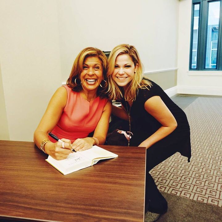 with Hoda at her book signing hosted at the Nashville Public Library, January 2016
