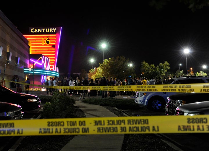 Aurora Police responded to the Century 16 movie theatre early Friday morning, July 20, 2012.