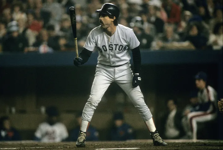 Oct 1986: Bill Buckner of the Boston Red Sox in action during the