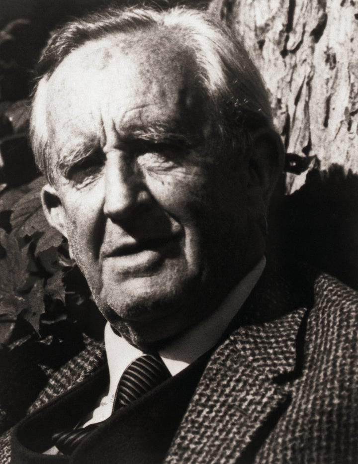 (Original Caption) Portrait of British author J.R.R. Tolkien (1892-1973). Undated photograph, filed 1/31/1979.