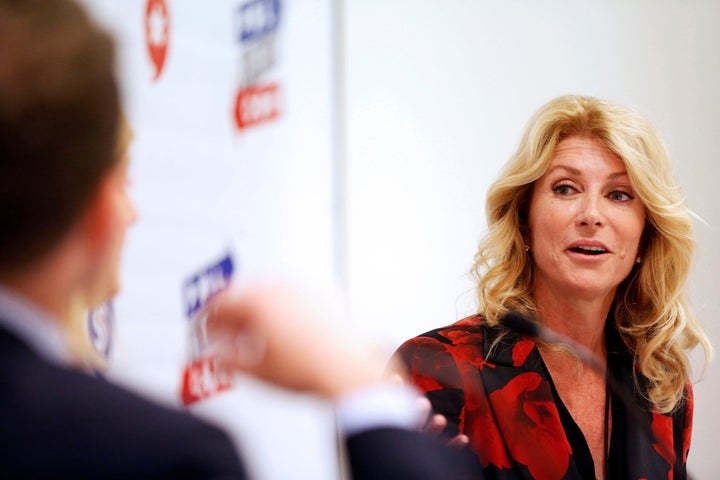 Former Texas state Senator Wendy Davis speaks during the "Politicon" convention in Pasadena, California, U.S. June 25, 2016.