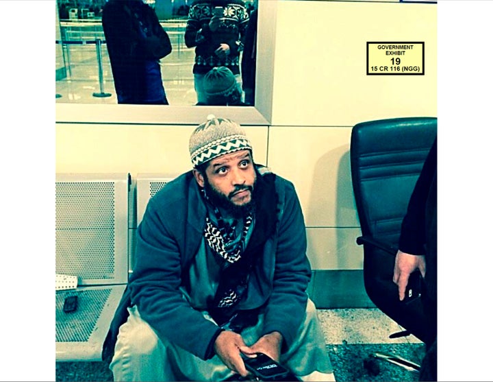 Tairod Nathan Webster Pugh, one of the first U.S. defendants to face trial for supporting ISIS, is shown in this government exhibit image provided by the U.S. Attorney's Office for the Eastern District of New York.