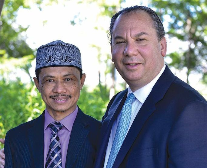 Imam Shamsi Ali and Rabbi Marc Schneier