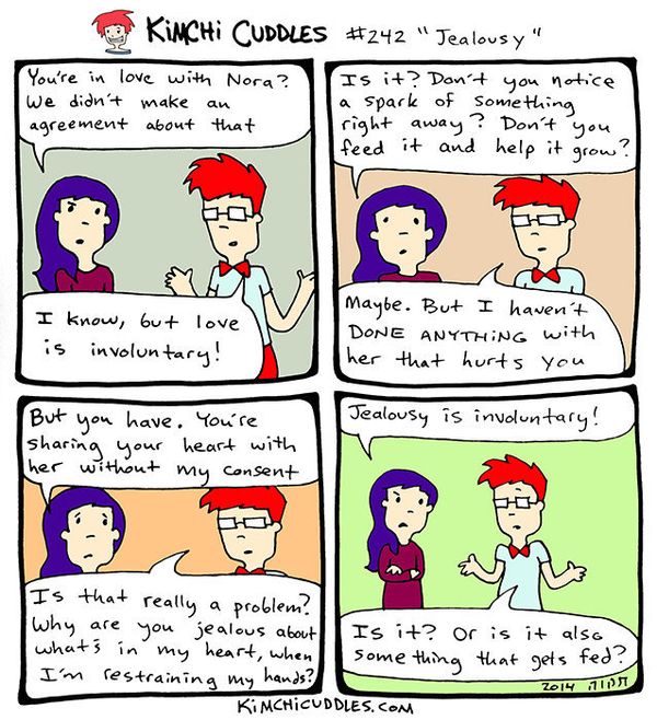 10 Comics That Show What Polyamorous Love Is Really Like Huffpost