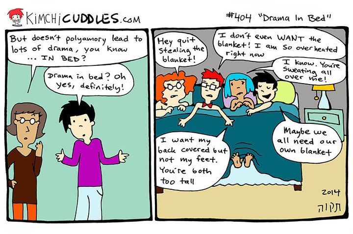 10 Comics That Show What Polyamorous Love Is Really Like Huffpost
