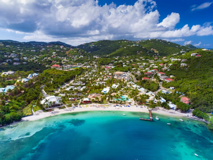 A view of Water Bay in St. Thomas, USVI.