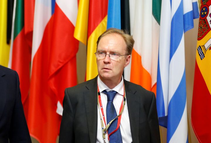 Ivan Rogers pictured leaving the EU Summit in Brussels, Belgium, June 28, 2016.