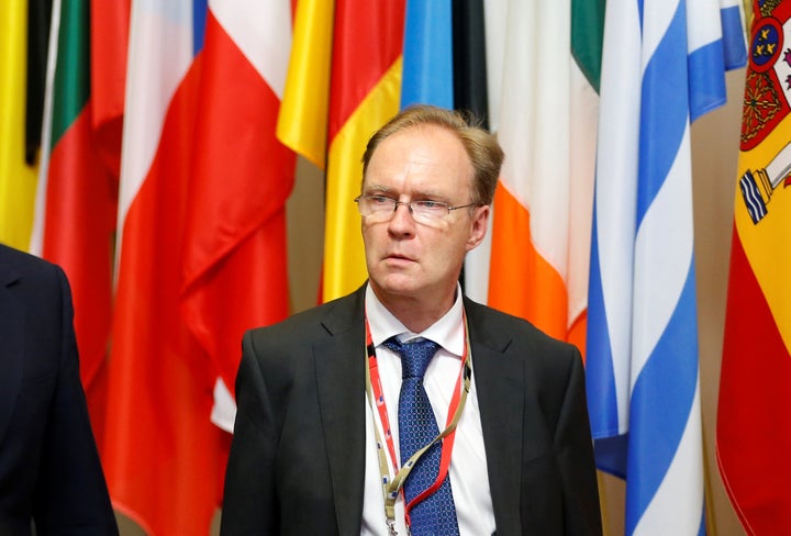 <strong>Ivan Rogers pictured leaving the EU Summit in Brussels, Belgium, June 28, 2016.</strong>