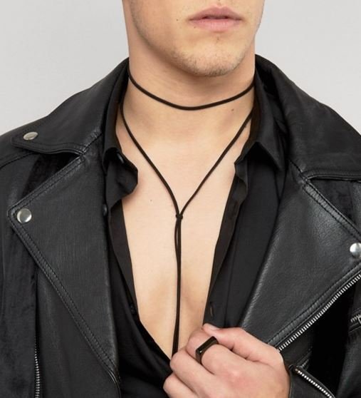 asos mens choker