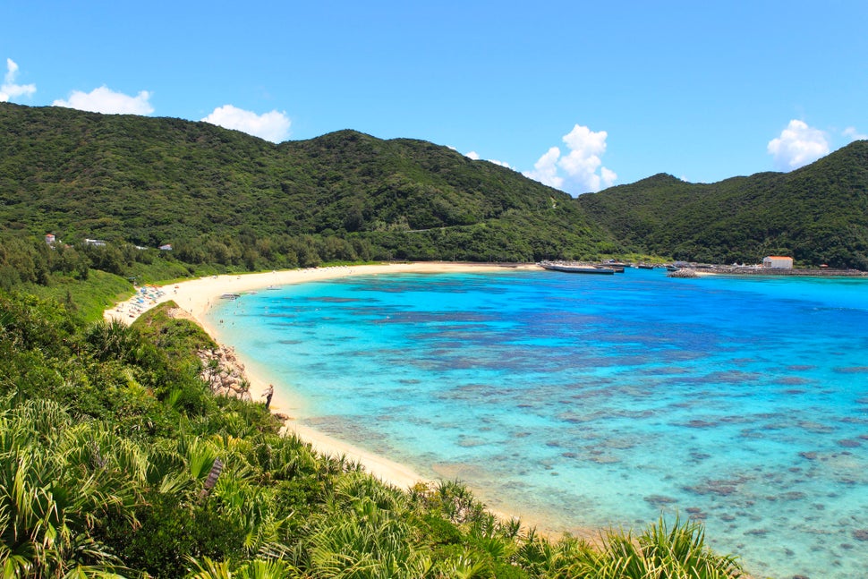 Aharen Beach on Tokashiki, one of the Kerama Islands