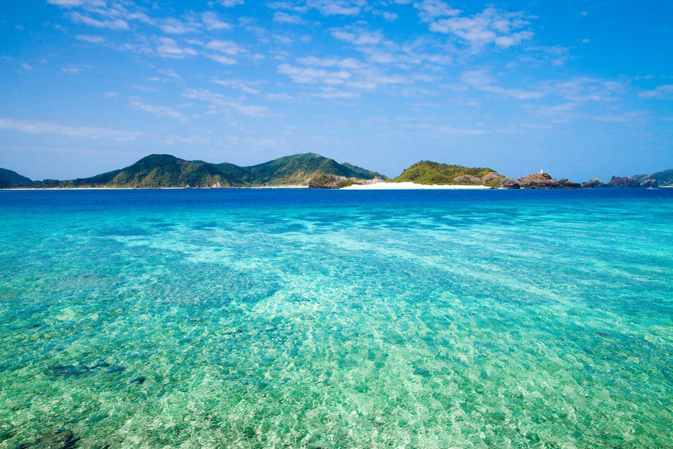 Off the coast of Zamami, one of the Kerama Islands