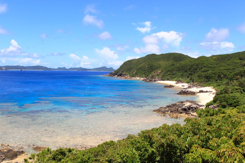 Hijuishi Beach on Tokashiki Island, one of the Kerama Islands