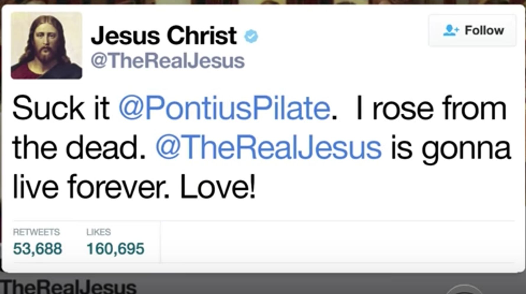 What Jesus Might Say If He Tweeted Like Donald Trump Huffpost Communities