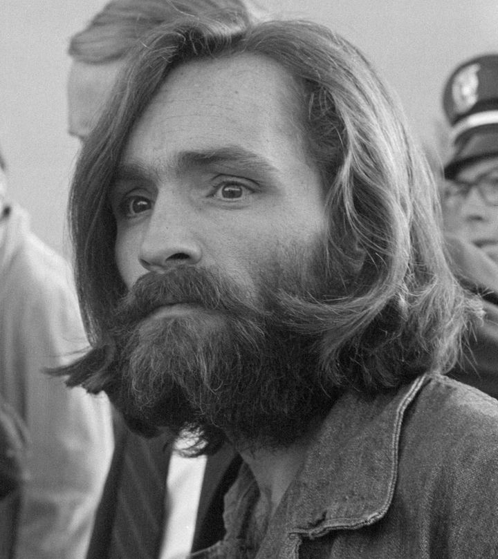 Charles Manson after his arrest.