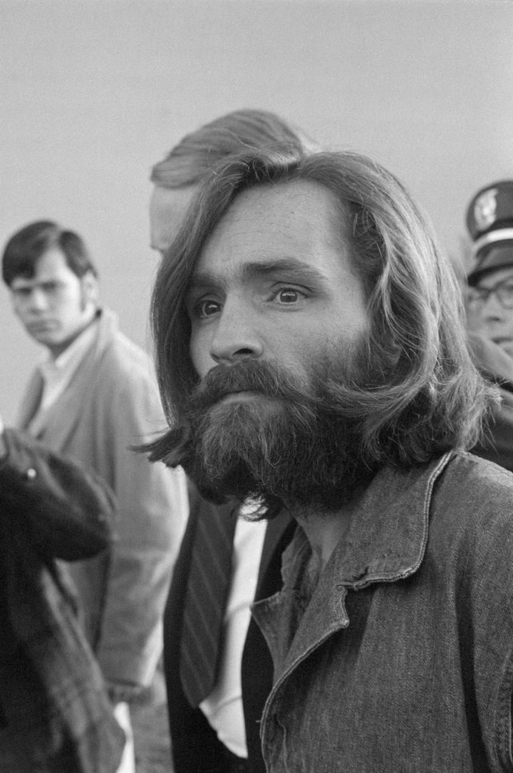 Charles Manson after his arrest.
