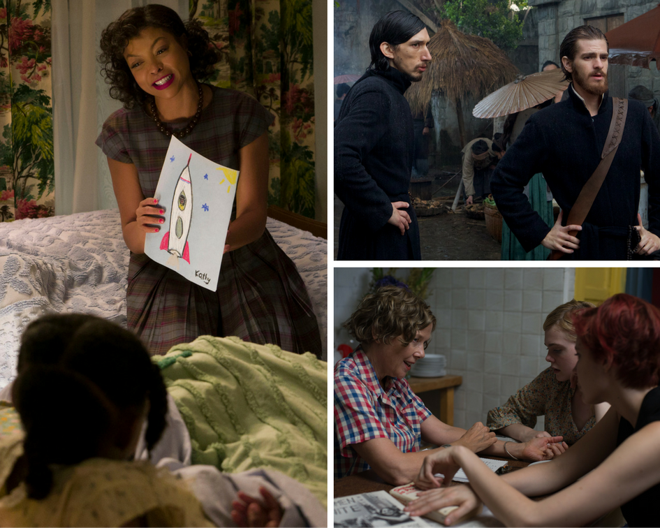 "Hidden Figures," "Silence" and "20th Century Women" (January)