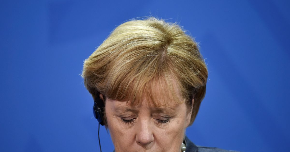 Germans are. Merkel approval.