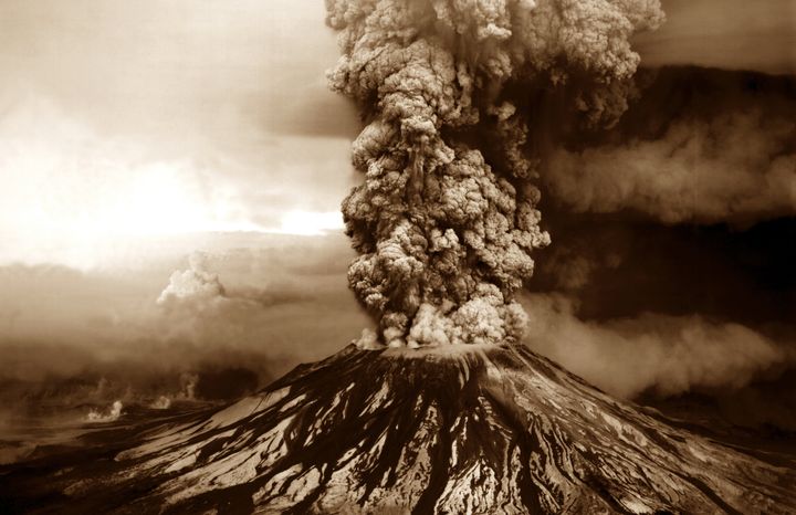 The 1980 eruption, seen from another location, became the most destructive volcanic event in the United States' history.