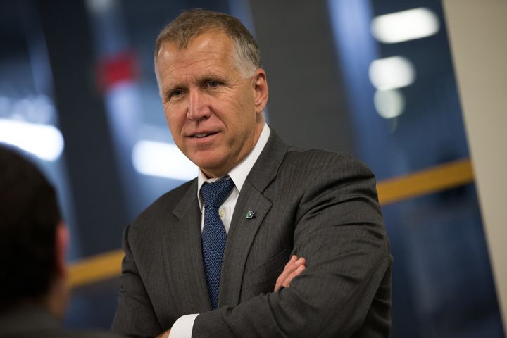 Sen. Thom Tillis (R-N.C.) says it's probably not a good idea to rule out every Supreme Court nominee that Obama puts forward.