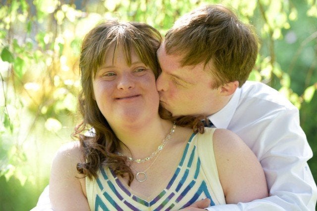 Just a little big day PDA.