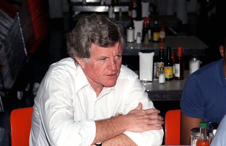 Senator Kennedy <a rel="nofollow" href="https://en.wikipedia.org/wiki/Ted_Kennedy#/media/File:EdwardKennedyUSSTheodoreRooseve