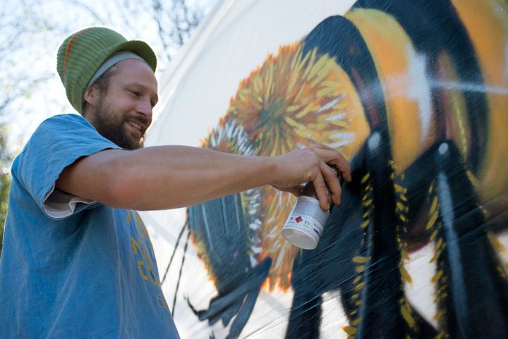 Largest Super Bowl mural to date painted by Indigenous artists in Phoenix