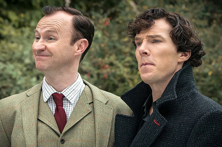 Mark Gatiss co-writes the script as well as starring as Sherlock's brother Mycroft. Oh, and he's a poet, and we didn't know... 