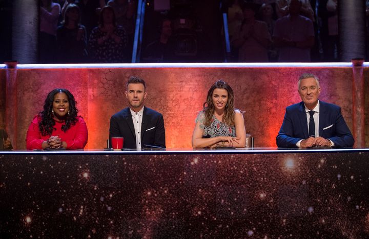 Judges Amer, Gary, Danni and Martin have a total of five points each to give to each contestant