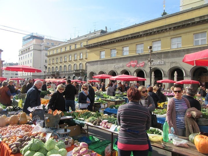 Dolac Market in Zagreb