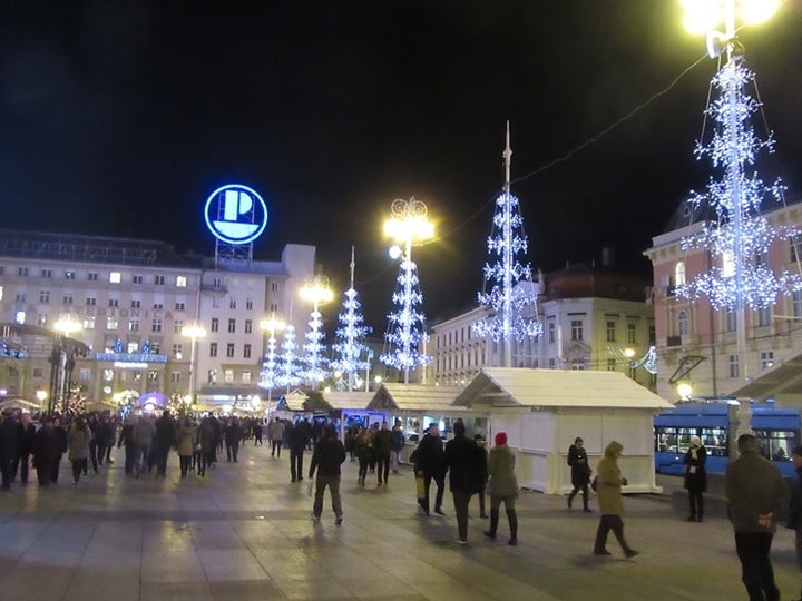 <p> Ban Jelačić Square in Zagreb</p>