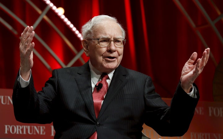 Warren Buffett, chairman and CEO of Berkshire Hathaway, speaks at the Fortune's Most Powerful Women's Summit in Washington Oc