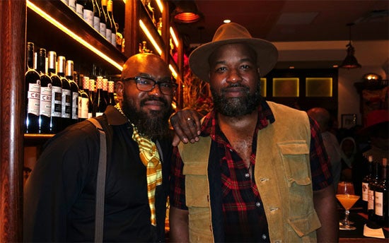 From left to right: Leon Johnson and Tynae Lester
