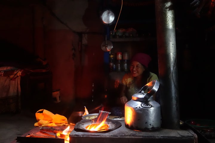 A home cooked meal in Odar, Nepal.