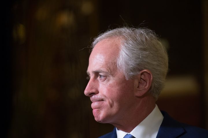 Sen. Bob Corker (R-Tenn.) is wary of repealing the health reform law's revenue while maintaining subsidies.