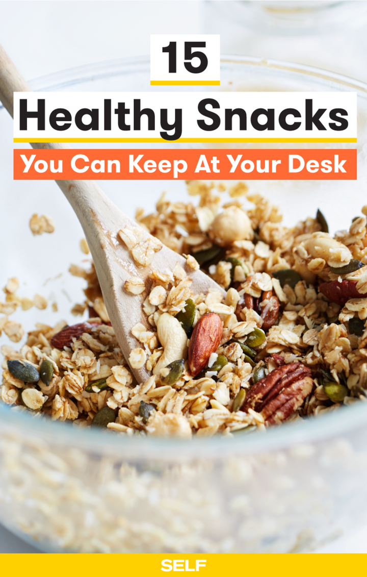 15 Healthy Snacks For Work That You Can Keep At Your Desk