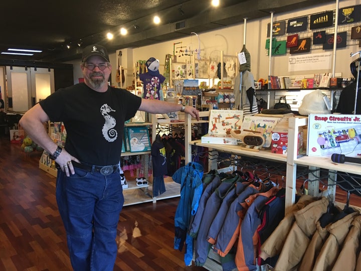 Don Hudson opened Seahorses, a father-focused store and parenting space, in June 2015.